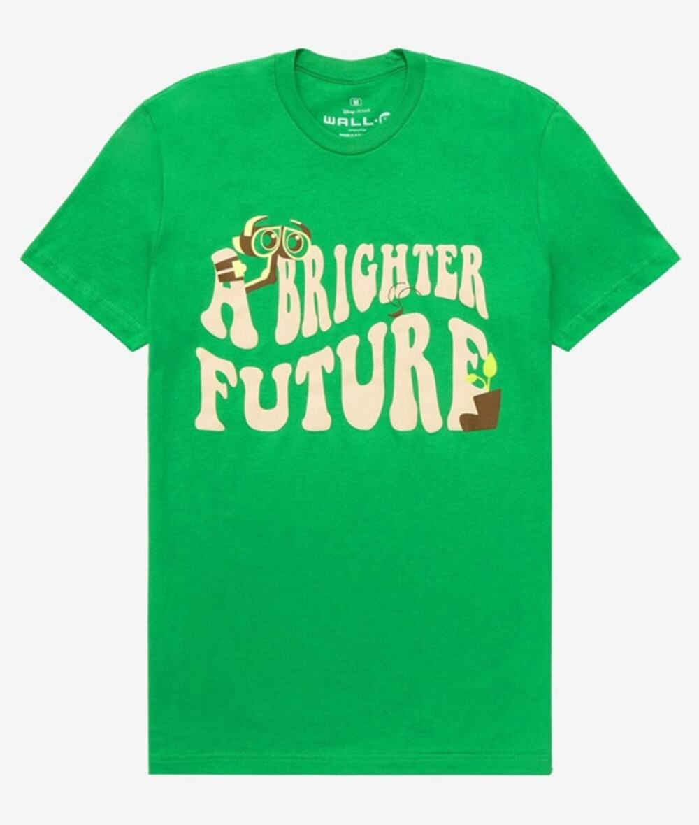 Disney Pixar WALL-E A Brighter Future Green Tee T-Shirt Size 3X New
